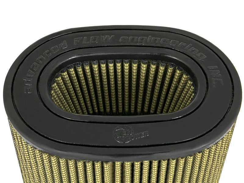 afe Momentum Intake Replacement Air Filter 5 IN F x (9x7) IN B x (7-1/4x5) IN T (Inverted) x 8 IN H - Installation View