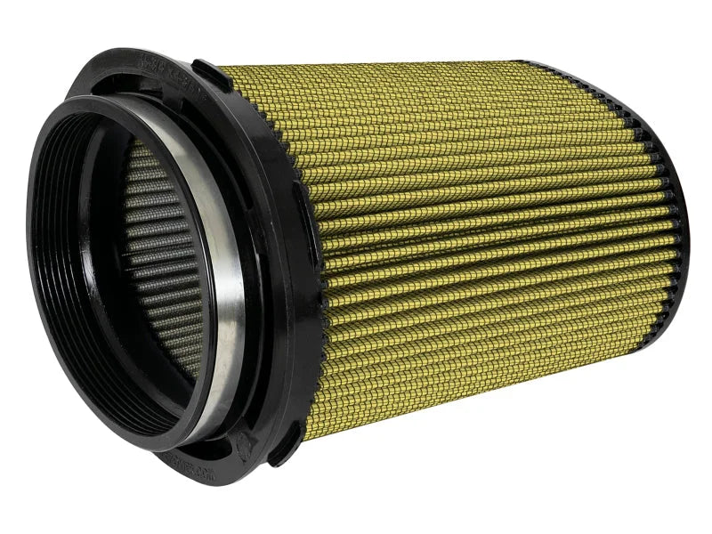 afe Momentum Intake Rplcmnt Air Filter (6-3/4x4-3/4) F x (8-1/4x6-1/4) IN B x (7-1/4x5) T X 9 IN H - Back View