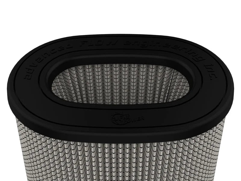 afe Momentum Intake Rplcmnt Air Filter (6-3/4x4-3/4)IN F x (8-1/4x6-1/4)IN B x (7-1/4x5)IN T x 7IN H - Side View