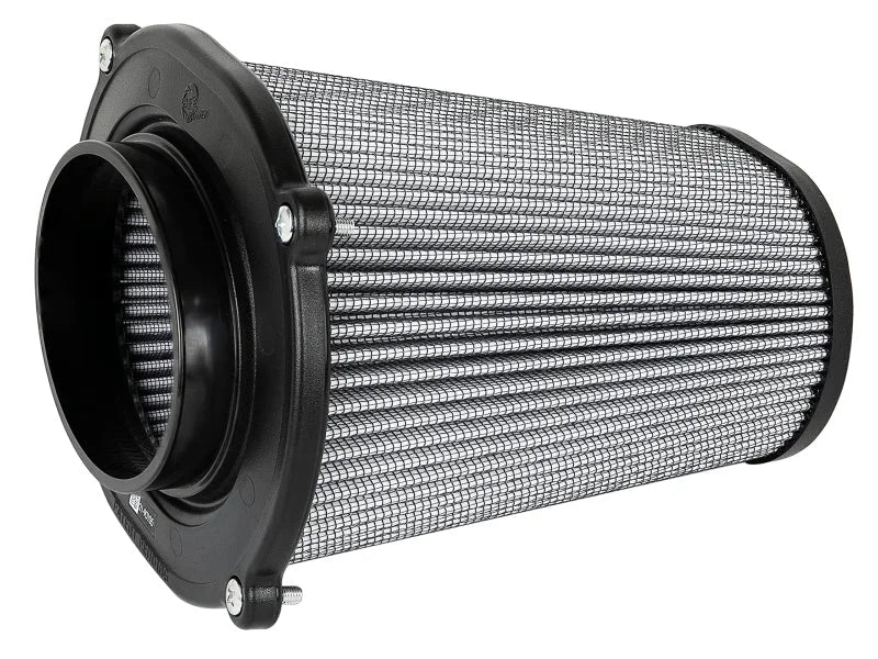 afe QUANTUM Intake Rplcmnt Air Filter (5-1/2x4-1/4)IN F x(8-1/2x7-1/4)IN B x(5-3/4x4-1/2)IN T x9IN H - Installation View