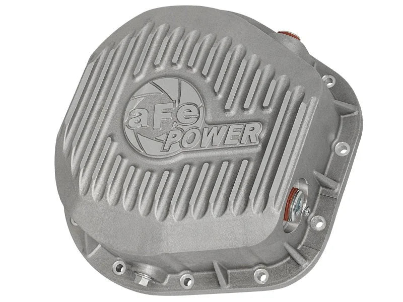 afe Rear Differential Cover (Raw; Street Series); Ford Diesel Trucks 86-13 V8 (td) - Main Product View