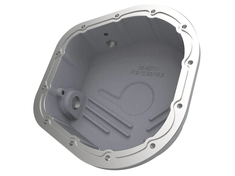 afe Rear Differential Cover (Raw; Street Series); Ford Diesel Trucks 86-13 V8 (td) - Additional View 5