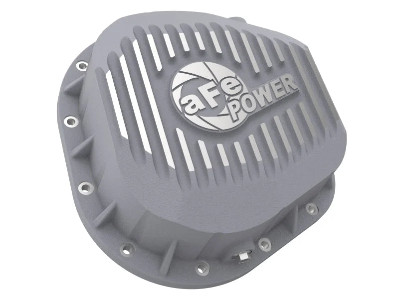 afe Rear Differential Cover (Raw; Street Series); Ford Diesel Trucks 86-13 V8 (td) - Additional View 6