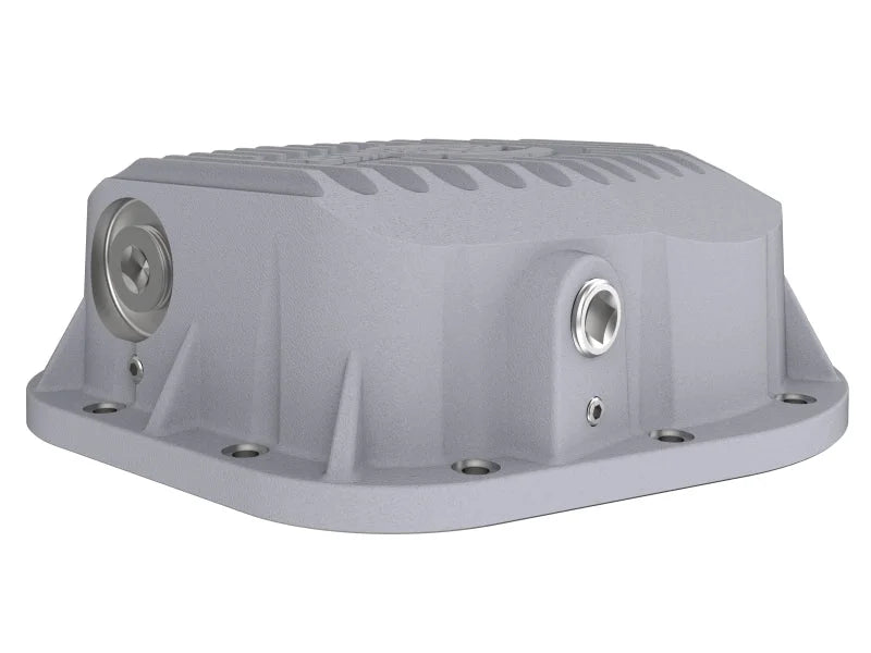 afe Rear Differential Cover (Raw; Street Series); Ford Diesel Trucks 86-13 V8 (td) - Additional View 8