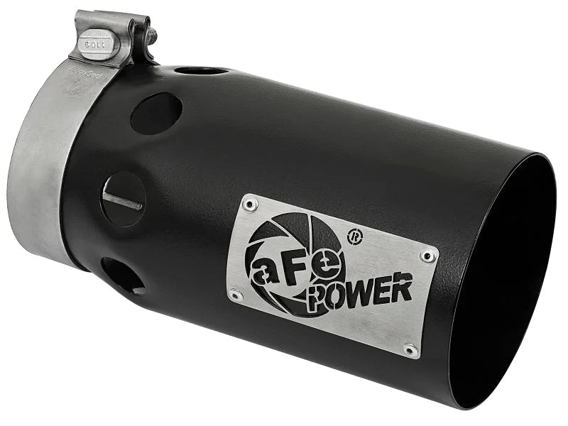 afe Rebel XD Series Universal Exhaust Tip 4 IN Inlet x 5 IN Outlet x 10 IN L - Main Product View