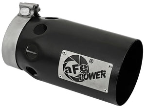 afe Rebel XD Series Universal Exhaust Tip 4 IN Inlet x 5 IN Outlet x 10 IN L - Main Product View