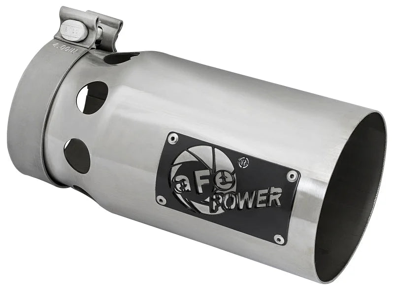 afe Rebel XD Series Universal Exhaust Tip 4 IN Inlet x 5 IN Outlet x 10 IN L - Main Product View