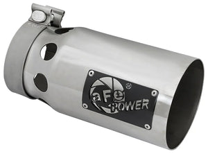 afe Rebel XD Series Universal Exhaust Tip 4 IN Inlet x 5 IN Outlet x 10 IN L - Main Product View