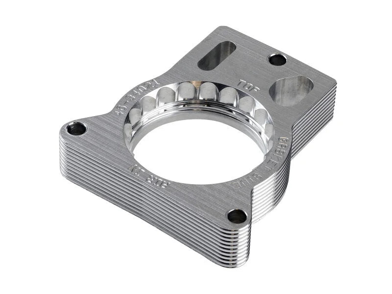 afe Silver Bullet Throttle Body Spacer GM Trucks 2500/3500 96-00 V8-7.4L/01-07 V8-8.1L - Back View