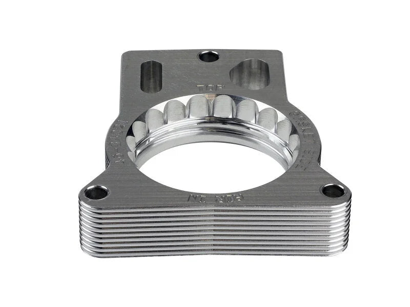 afe Silver Bullet Throttle Body Spacer GM Trucks 2500/3500 96-00 V8-7.4L/01-07 V8-8.1L - Additional View 5
