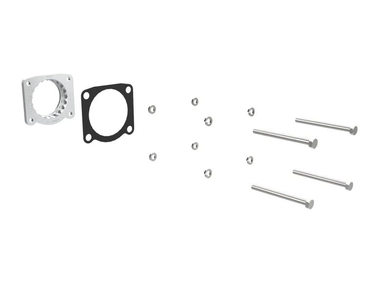afe Silver Bullet Throttle Body Spacer Hyundai Palisade/Kia Telluride 20-25 V6-3.8L - Back View