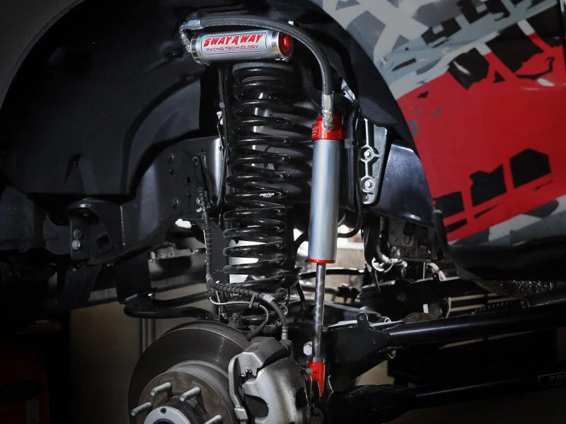 afe Sway-A-Way Smooth Body Shocks Ford F-250/F-350 17-24 4WD - Side View