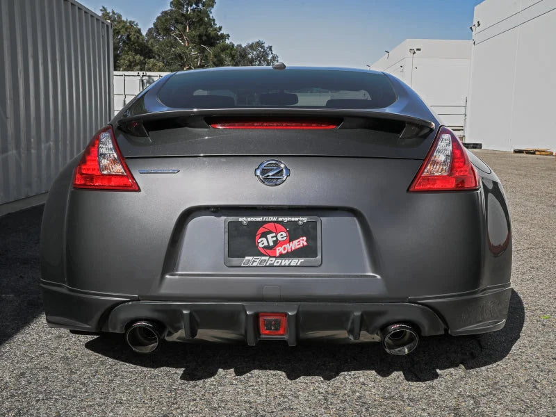 afe Takeda Cat-Back Exhaust System Nissan 370Z 09-20 V6-3.7L - Back View