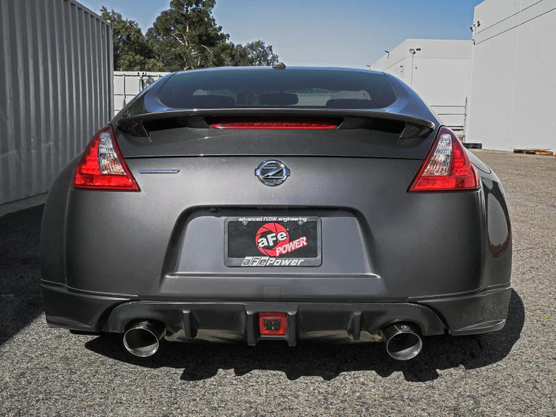 afe Takeda Cat-Back Exhaust System Nissan 370Z 09-20 V6-3.7L - Back View