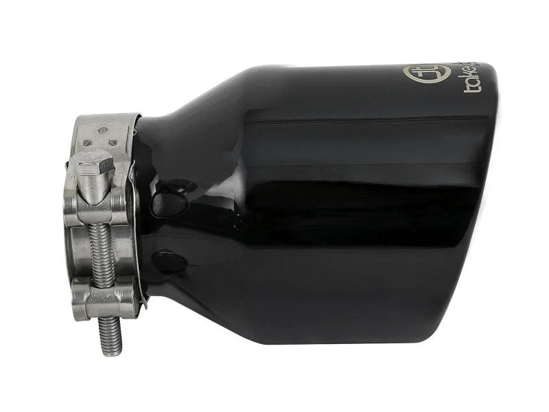 afe Takeda Universal Exhaust Tip 2-1/2 IN Inlet x 4 IN Outlet x 6 IN L - Installation View