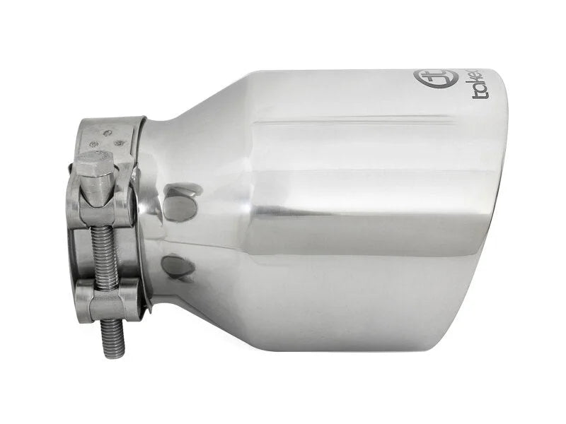afe Takeda Universal Exhaust Tip 2-1/2 IN Inlet x 4 IN Outlet x 6 IN L - Back View