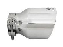 Load image into Gallery viewer, afe Takeda Universal Exhaust Tip 2-1/2 IN Inlet x 4 IN Outlet x 6 IN L - Back View