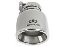 Load image into Gallery viewer, afe Takeda Universal Exhaust Tip 2-1/2 IN Inlet x 4 IN Outlet x 6 IN L - Installation View