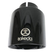 Load image into Gallery viewer, afe Takeda Universal Exhaust Tip 2-1/2 IN Inlet x 4-1/2 IN Outlet x 7 IN L - Side View