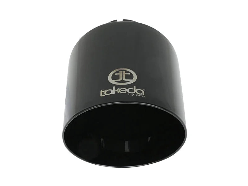 afe Takeda Universal Exhaust Tip 2-1/2 IN Inlet x 4-1/2 IN Outlet x 7 IN L - Back View
