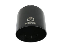 Load image into Gallery viewer, afe Takeda Universal Exhaust Tip 2-1/2 IN Inlet x 4-1/2 IN Outlet x 7 IN L - Back View