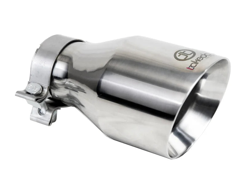 afe Takeda Universal Exhaust Tip 3 IN Inlet x 5 IN Outlet x 9 IN L - Main Product View