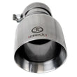 Load image into Gallery viewer, afe Takeda Universal Exhaust Tip 3 IN Inlet x 5 IN Outlet x 9 IN L - Side View