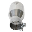 Load image into Gallery viewer, afe Takeda Universal Exhaust Tip 3 IN Inlet x 5 IN Outlet x 9 IN L - Back View