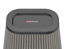 Load image into Gallery viewer, afe Track Series Intake Rplcmnt Air Filter 4IN F x (7-3/4 x 6-1/2)IN B x (5-3/4 x 3-3/4)IN T x 7IN H - Side View