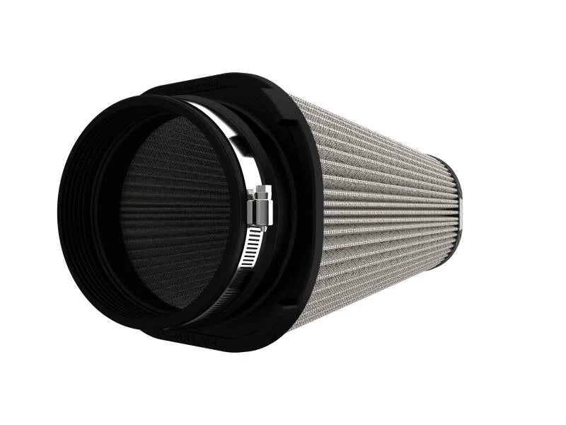 afe Track Series Intake Rplcmnt Air Filter (7-1/2 x5-1/2)IN F x(9-1/4 x7-1/4)IN B x(6 x4)IN T x9IN H - Back View