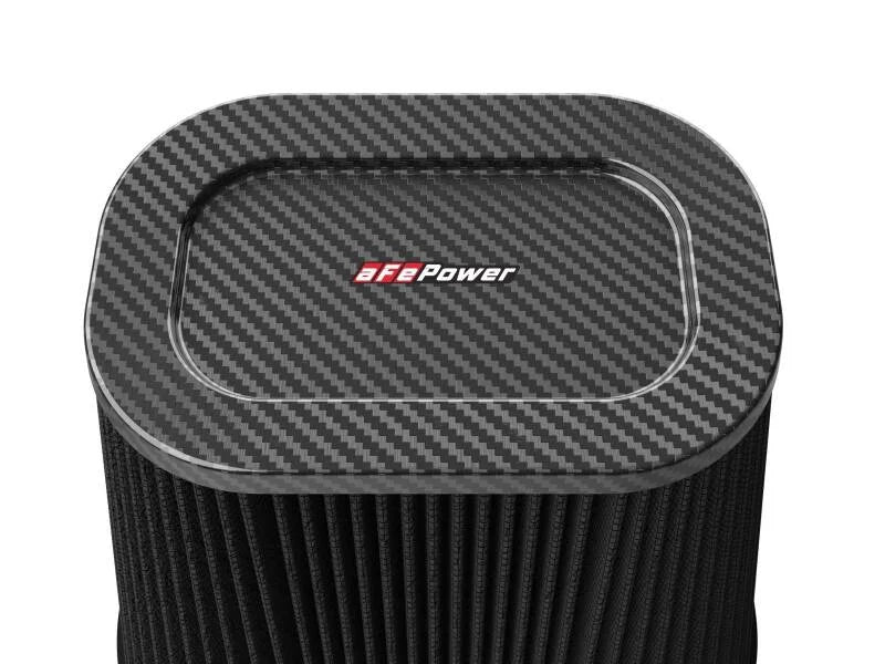 afe Track Series Intake Rplcmnt Air Filter (7-1/2 x5-1/2)IN F x(9-1/4 x7-1/4)IN B x(6 x4)IN T x9IN H - Installation View