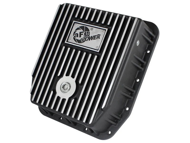 afe Transmission Pan (Black); Ford Trucks 94-08 AODE - Main Product View
