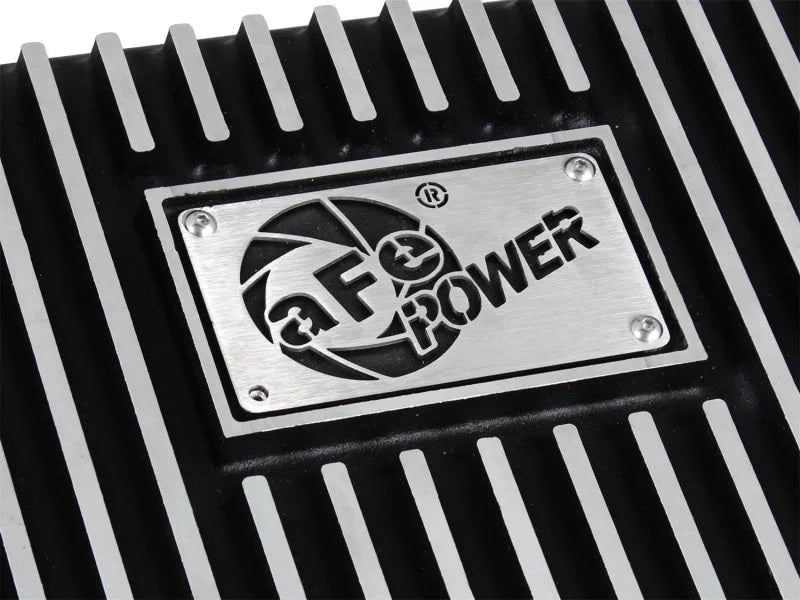 afe Transmission Pan (Black); Ford Trucks 94-08 AODE - Additional View 6