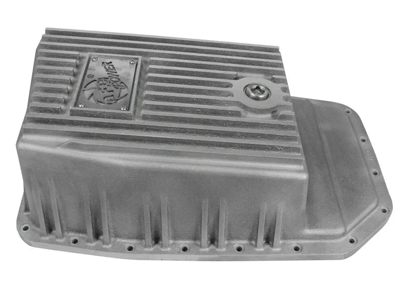 afe Transmission Pan (Raw); Ford F-150 Trucks 6R80 09-15 - Installation View