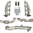 Load image into Gallery viewer, afe Twisted Steel Header &amp; Connection Pipe Combo GM Diesel Trucks 15-16 V8-6.6L (td) LML