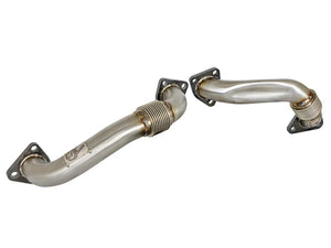 afe Twisted Steel Up-Pipe GM Diesel Trucks 01-04 V8-6.6L (td) LB7 - Main Product View