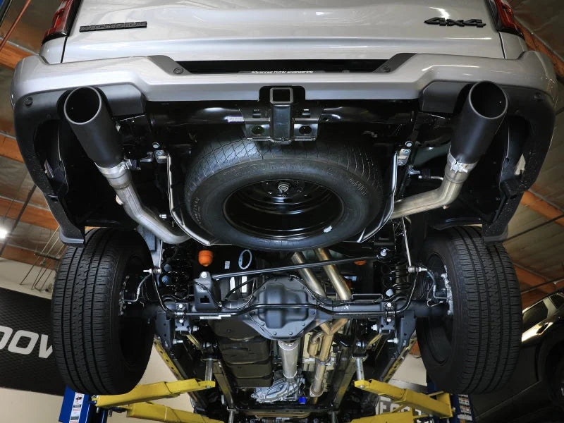 afe Vulcan Series Cat-Back Exhaust System RAM 1500 2025 V6-3.0L (tt) - Installation View