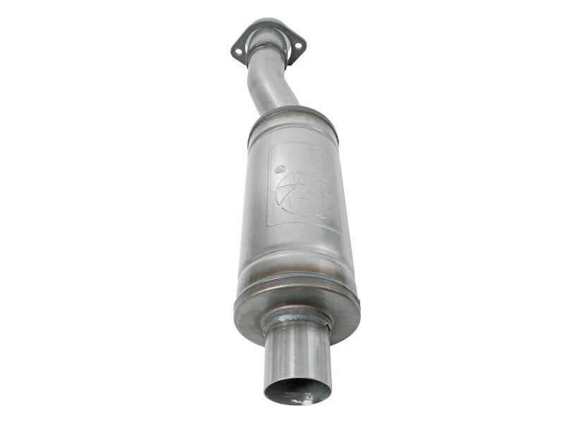 afe Vulcan Series Resonator Upgrade Pipe Fits aFe POWER Exhaust Systems - Back View
