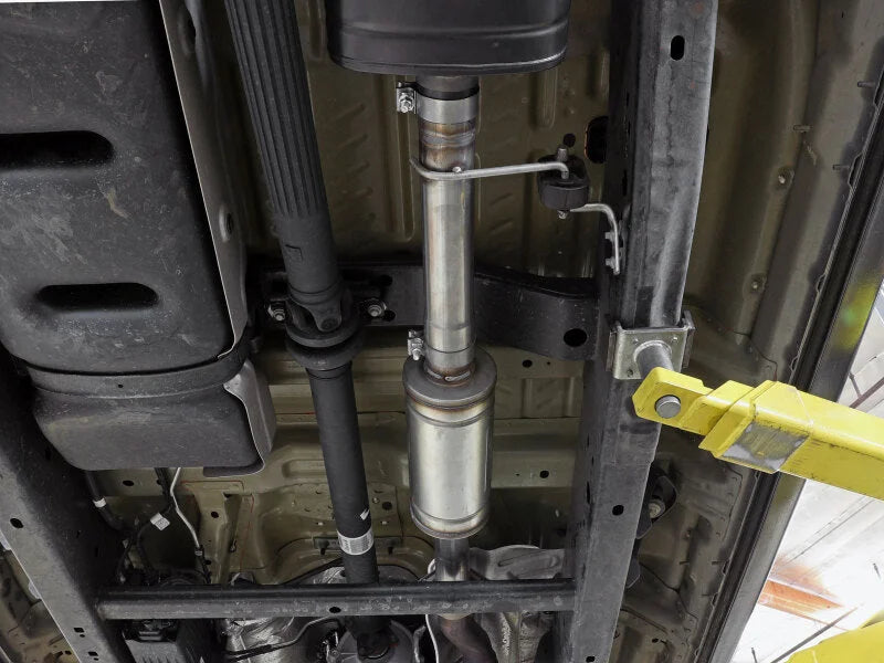 afe Vulcan Series Resonator Upgrade Pipe Fits aFe POWER Exhaust Systems - Side View