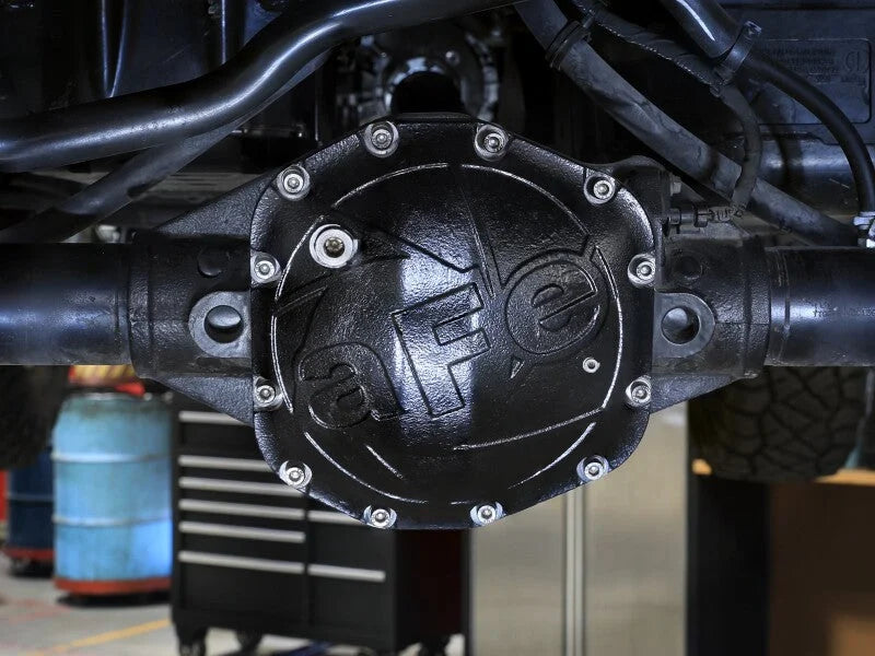 afe aFe POWER Differential Cover Jeep Wrangler (JL) 18-25 L4-2.0L (t)/ V6-3.6L (Dana M220) - Side View