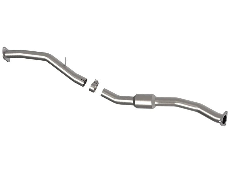 afe aFe POWER Direct Fit Catalytic Converter Subaru Outback 13-16 H4-2.5L - Installation View