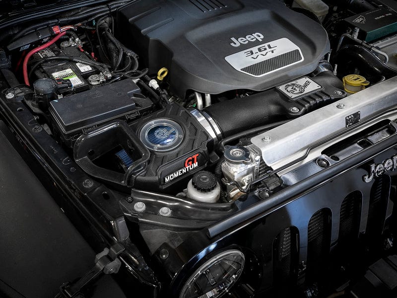 aFe aFe Momentum GT Pro 5R Cold Air Intake System 12-18 Jeep Wrangler JK V6 3.6L AFE54-76212