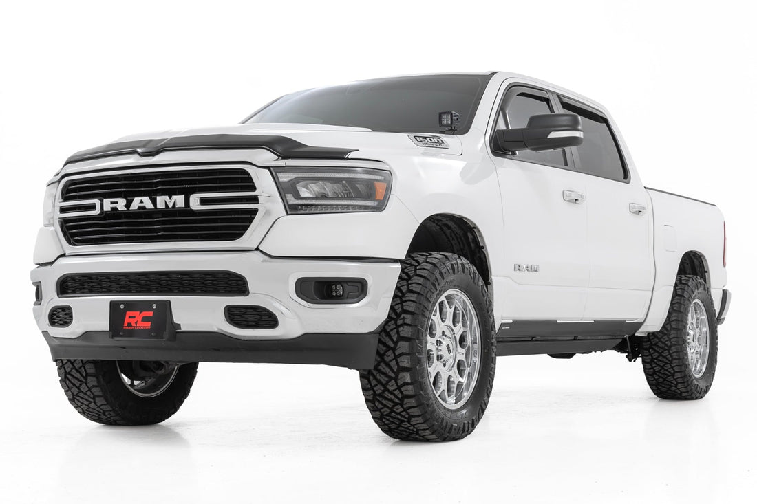 LED Fog Light Kit | 3.5 Inch Round Black Series | Amber DRL | Ram 1500 (2019-2024)