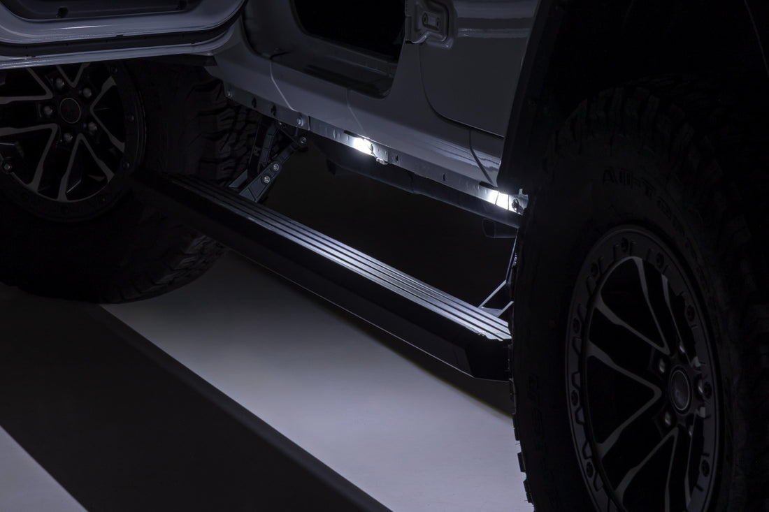 Power Running Boards | 4 Door | Jeep Wrangler JL (2018-2026)