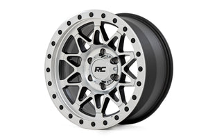 Rough Country 78 Series Wheel | Simulated Beadlock | Full Machine | 18x9 | 8x6.5 | -12mm