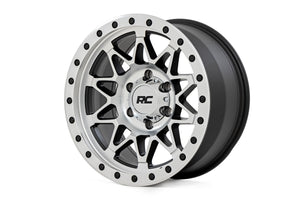 Rough Country 78 Series Wheel | Simulated Beadlock | Full Machine | 17x8.5 | 6x5.5 | +0mm
