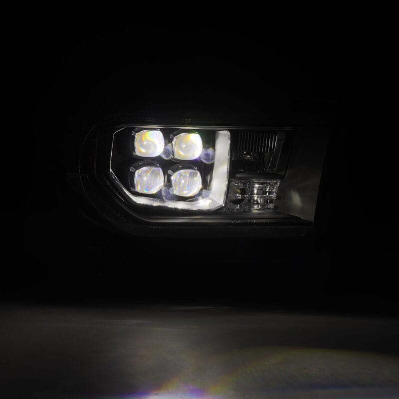 AlphaRex 07-13 Toyota Tundra / 08-17 Sequoia NOVA LED Proj HL Black w/Actv Light Seq. Sig + DRL ARX880818