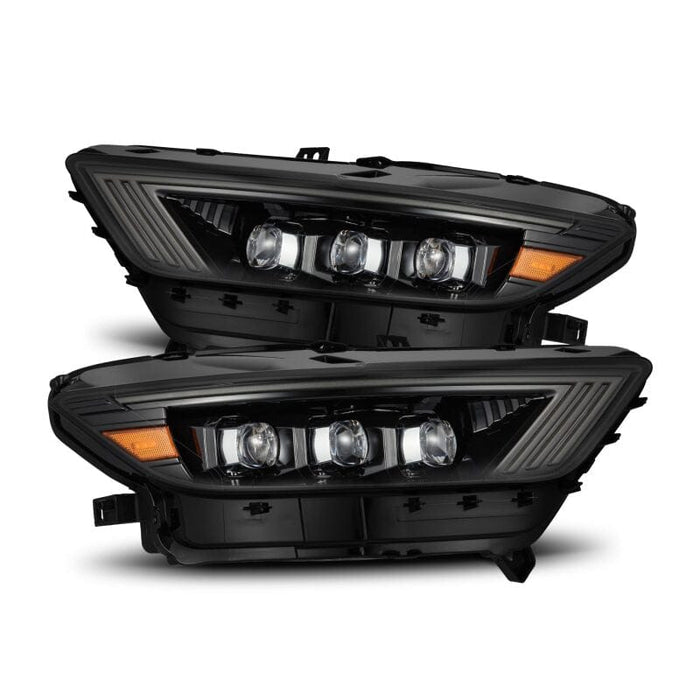 AlphaRex 15-17 Ford Mustang NOVA LED Proj HL Alpha-Black w/Activ Light/Seq. Signal + Switchback DRL ARX880114