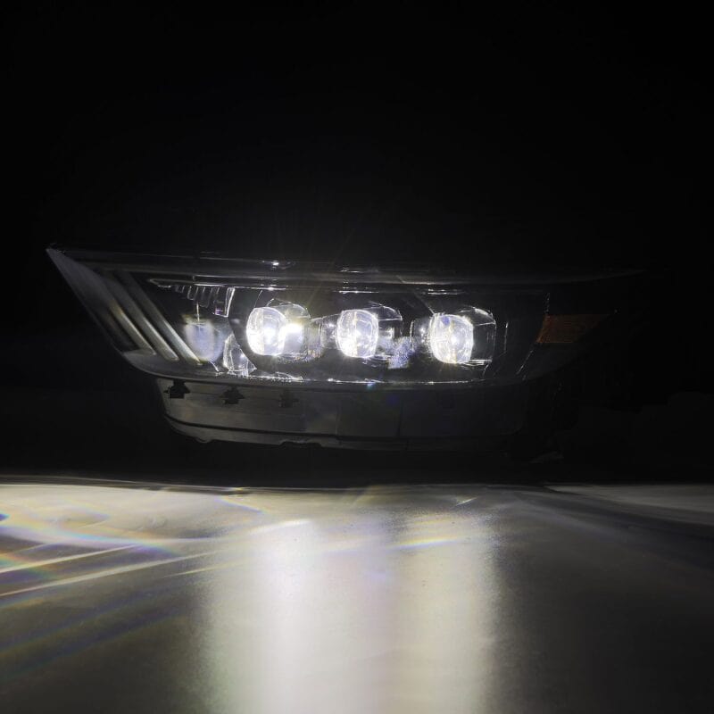 AlphaRex 15-17 Ford Mustang NOVA LED Proj HL Alpha-Black w/Activ Light/Seq. Signal + Switchback DRL ARX880114