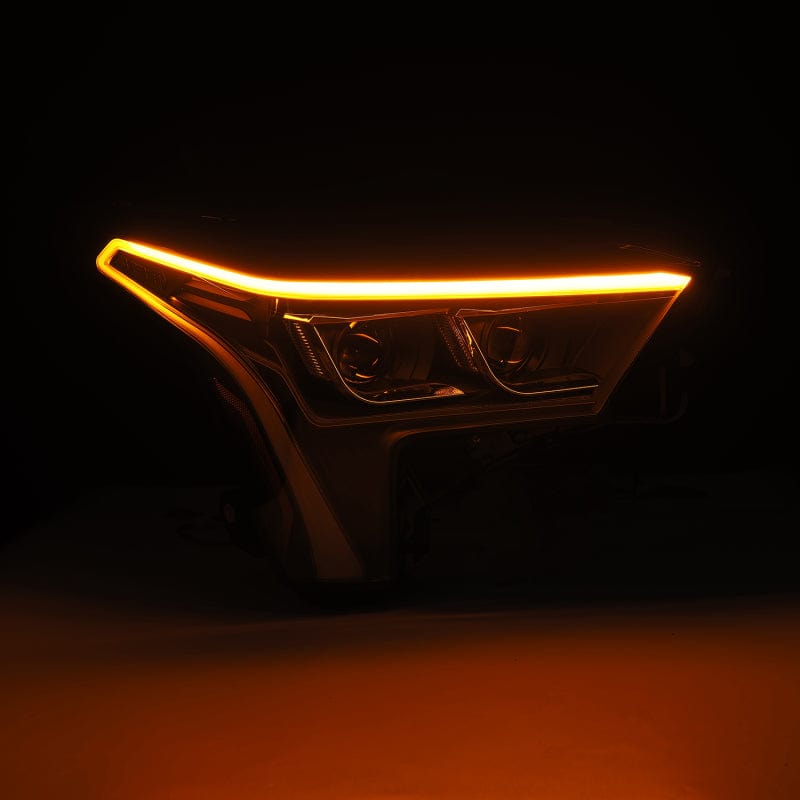 AlphaRex 22-23 Toyota Tundra LUXX-Series Headlights Black w/White DRL - Req 810029 OR 810030 ARX880864